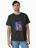 Blue Galaxy Ai Generated Photography Classic T Shirt T Shirt Premium Print Gift Ready
