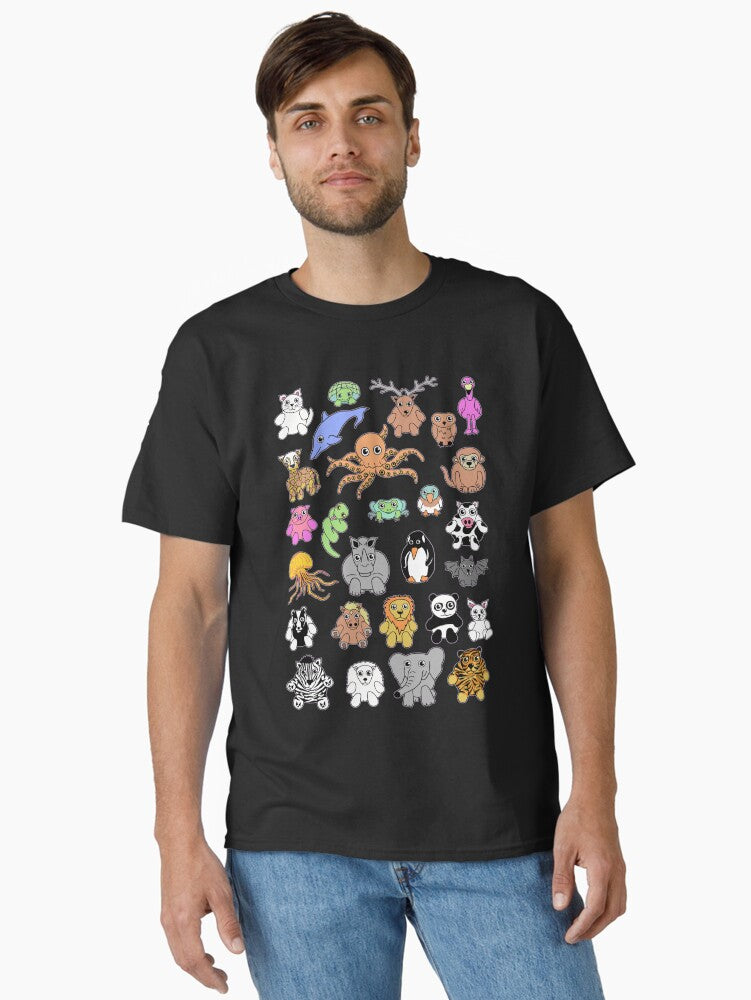Animals Pattern Classic T-Shirt