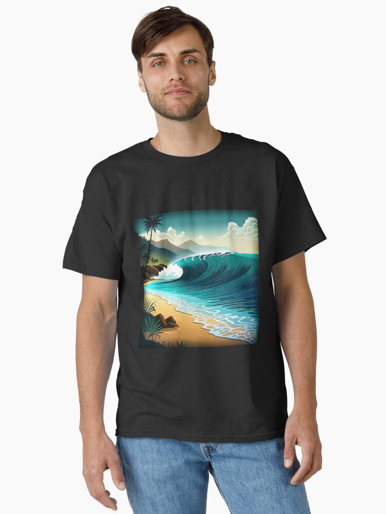 Mind Surfing Machine Dreams 029 Classic T-Shirt | Graphic T-Shirt for Unisex