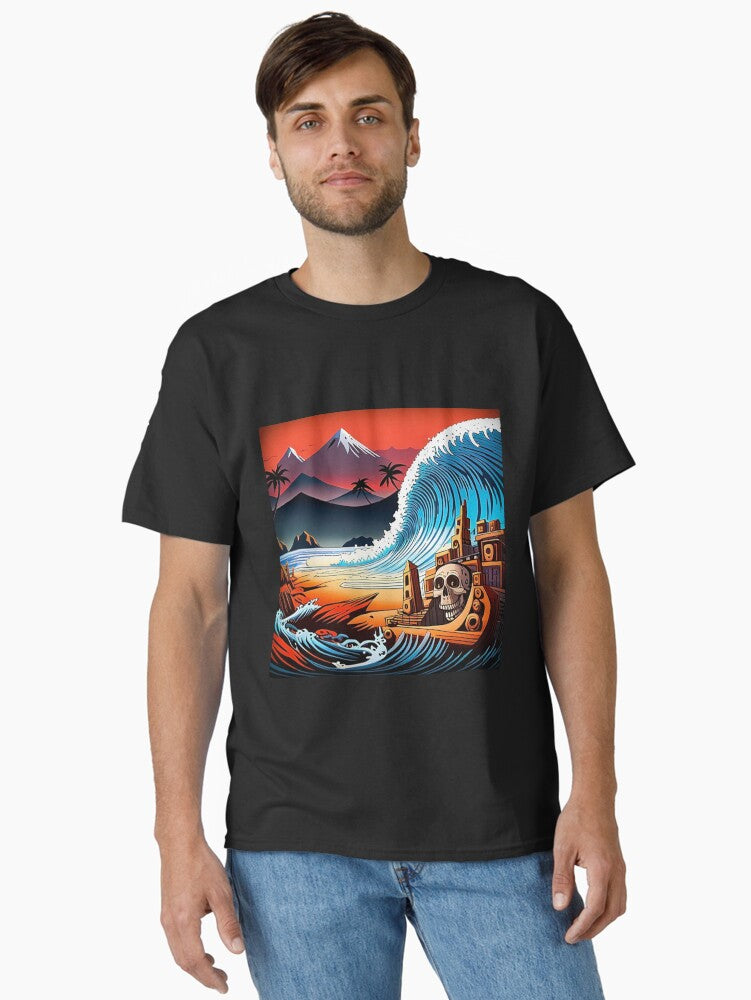 Mind Surfing Machine Dreams 046 Classic T-Shirt | Graphic T-Shirt for Unisex
