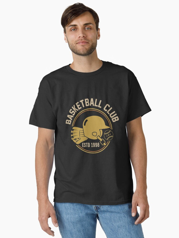Sports Basketball Club ESTD 1998 Classic T Shirt T Shirt High Search Demand Daily Wear
