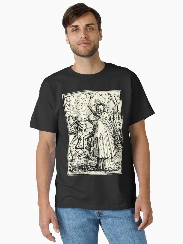 Dance of Death Dance of macabre Holbein Classic T-Shirt T-Shirt | High-Quality Print | Top Pick For Fans