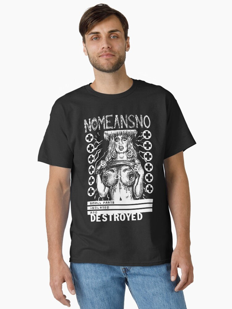 NOMEANSNO no means no Classic T-Shirt | Premium Unisex T-Shirt, Trending Graphic Tee