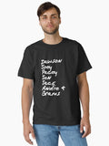 dawson s creek names white text Classic T Shirt T Shirt Premium Quality High CTR Pick