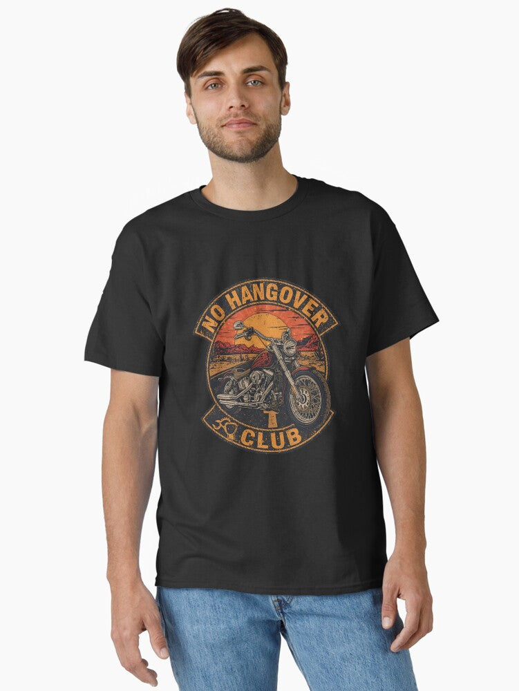 No Hangover Club T-shirt Gifts For Sobriety Lifestyle Fans