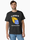 I'd rather be skimboarding skimboard sport skimboarders saying or quote Classic T-Shirt | Graphic T-Shirt for Unisex