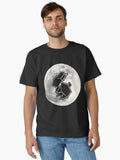 To The Moon Rabbit Classic T-shirt | Trendy Graphic Tee | Casual Unisex T-shirt