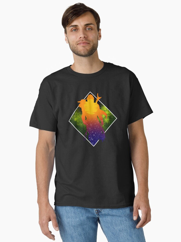 Sunset Silhouette (Vegetation Background) Classic T-Shirt