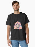 Chibi Panda in a Cozy Blanket Fort – Safe Space Comfort Vibes Classic T-Shirt