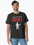 When A Guitar String Breaks Dark Theme Classic T-shirt | Trendy Graphic Tee | Casual Unisex T-shirt