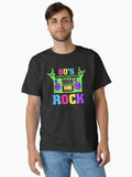80s Rock Music Vintage Boom Box Classic T-shirt | Trendy Graphic Tee | Casual Unisex T-shirt