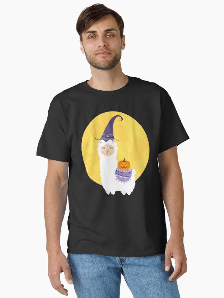 Halloween White Llama Classic T Shirt T Shirt Premium Quality Hot Search US