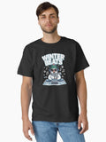 Christmas Dj Snowman Music Festive Cartoon Winter Fun Classic T-shirt | Trendy Graphic Tee | Casual Unisex T-shirt