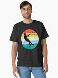 Barefoot Water-skiing Freestyle Water Sport Vintage Retro Classic T-Shirt | Graphic T-Shirt for Unisex