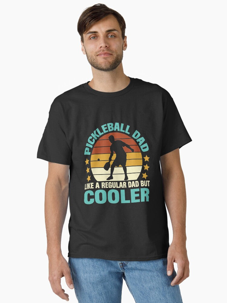 Pickleball Dad Classic T Shirt T Shirt | Comfort Fit | Daily Wear Favorite