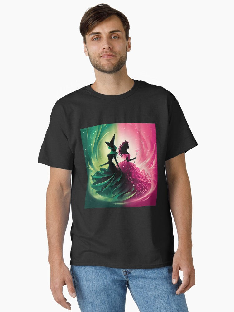 Elphaba Glinda Wicked The Musical Defying Gravity Classic T-Shirt T-Shirt | Premium Graphic | Top Pick For Fans