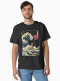 Pug Kanagawa Japanese Surfing Wave Classic T Shirt T Shirt | Viral US Style | Great Gift for Dad