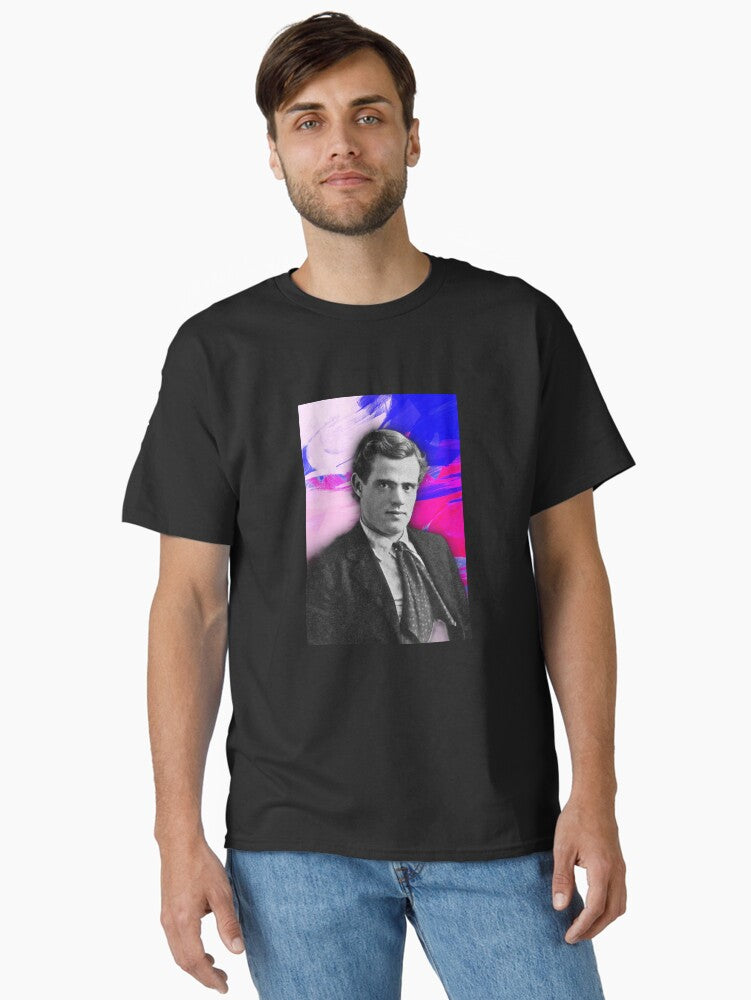 Jack London Artwork Jack London Portrait Jack London Wall Art Classic T Shirt T Shirt Best Seller Look Fan Favorite