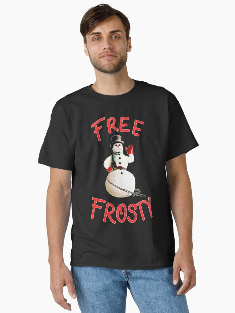 Free Frosty Christmas with The kranks Christmas Gifts For Men and Women, Gift Christmas Day Classic T-Shirt