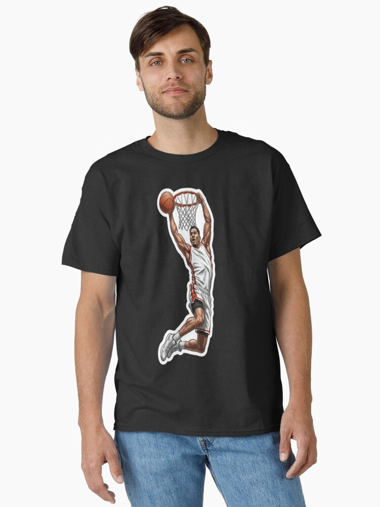 Basketball Player Dunking Classic T Shirt T Shirt Premium Print Limited Drop Feel