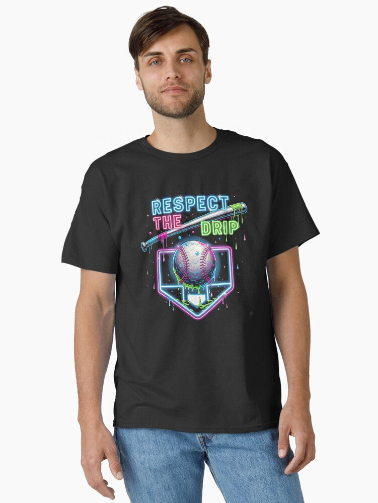 Christmas Drip Baseball Ice Cream Respect The Dripe Youth Classic T-Shirt