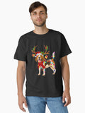 Santa beagle dog gorgeous reindeer Light Christmas Classic T Shirt T Shirt | Best Seller Look | Fan Favorite