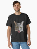 Baxter - Cat with Tongue Stuck Out Classic T-Shirt
