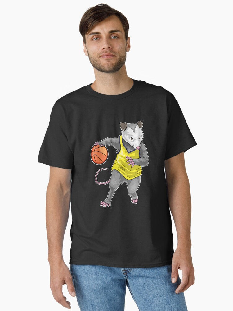 Opossum Basketball player Basketball Sports Classic T Shirt T Shirt Streetwear Style Fan Favorite