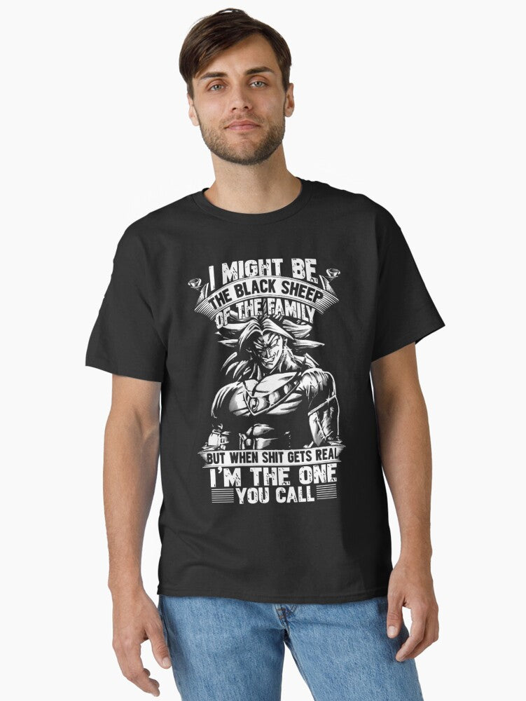 Broly I Might Be The Black Sheep Of The Family Classic T Shirt T Shirt Premium Quality Daily Comfort Wear