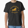 Yellowstone Dutton Ranch Gold Montana Vintage Logo Classic T-Shirt for Sale by FifthSun