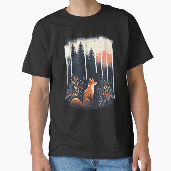 A Fox In The Wild Classic T-Shirt for Sale by Ameripensia