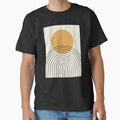 Sun Rainbow Abstract - Mid century modern Classic T-Shirt for Sale by moonlightprint
