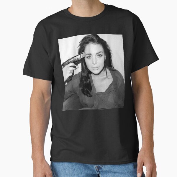 Lindsay Lohan - Gun to head Classic T-Shirt for Sale by scaabs