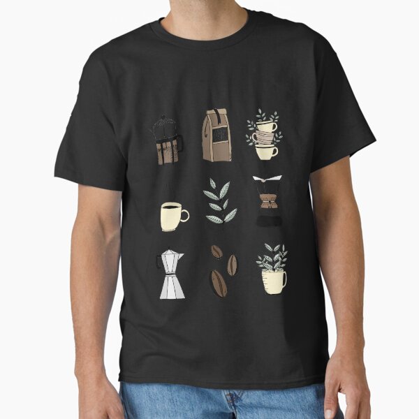 Coffee Time Classic T-Shirt for Sale by Hannahmarie8