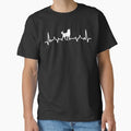 Funny Siberian Husky Dog Heartbeat Classic T-Shirt for Sale by Ashokanim111