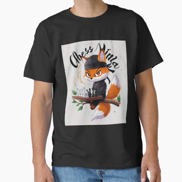 Fox Portrait. chess ninja Classic T-Shirt for Sale by FoxVibes