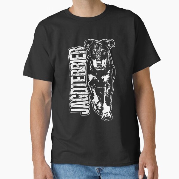 German Jagdterrier Dog Hunting Dogs Portrait Classic T-Shirt by dogarts