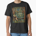 Elegant vintage turtle boho woodland botanical Classic T-Shirt for Sale by hollycooper