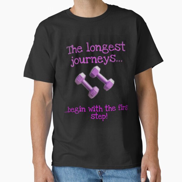 First step in the gym Classic T-Shirt for Sale by sreckov-desig