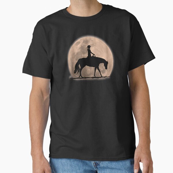 Moonlight Cowgirl Classic T-Shirt for Sale by Sasse