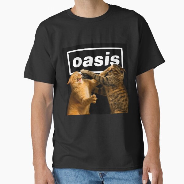 Oasis Cats Fighting Classic T-Shirt for Sale by DonaldPrice0