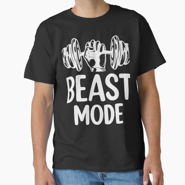 Beast Mode Weight Lifting Funny Gym Classic T-Shirt for Sale by Optix