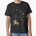 Western Aesthetic Inspirational Quote Design Classic T-Shirt for Sale by Laurencedg