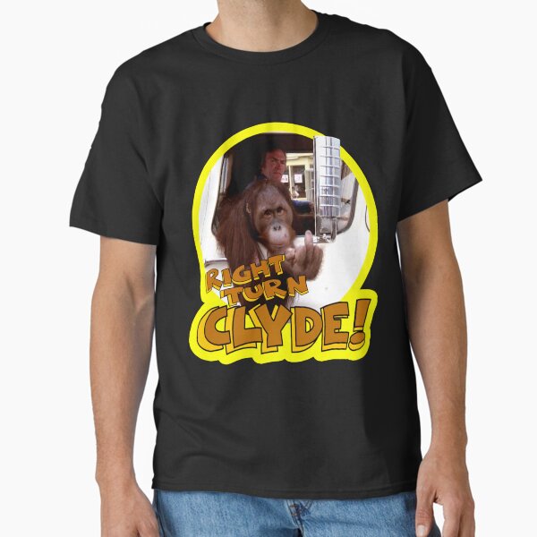 70'S Eastwood Classic Every Which Way But Loose Right Turn Clyde! Sticker Classic T-Shirt for Sale by chisonba