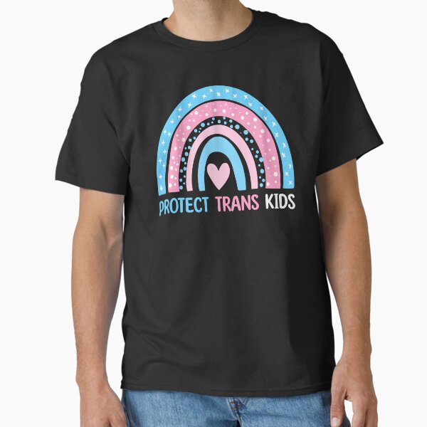 Protect Trans Kids V Classic T-Shirt for Sale by lemon-pepper