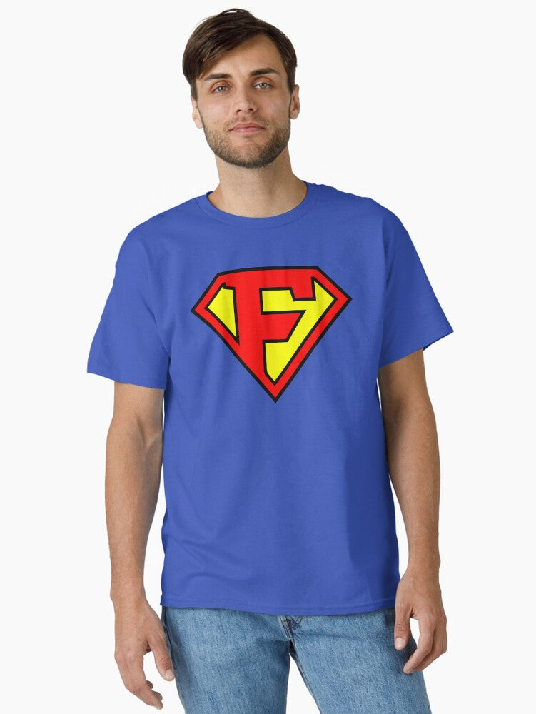 Letter F Super Letter Vol 1 Classic T Shirt T Shirt | Comfort Fit | Fan Favorite