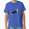 Dog Fetch Frisbee Border Collie Classic T-Shirt for Sale by madeulaugh