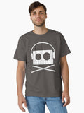 X Marks The Beats - Cassette Skull And Pencil Cross Bones Classic T-shirt | Trendy Graphic Tee | Casual Unisex T-shirt