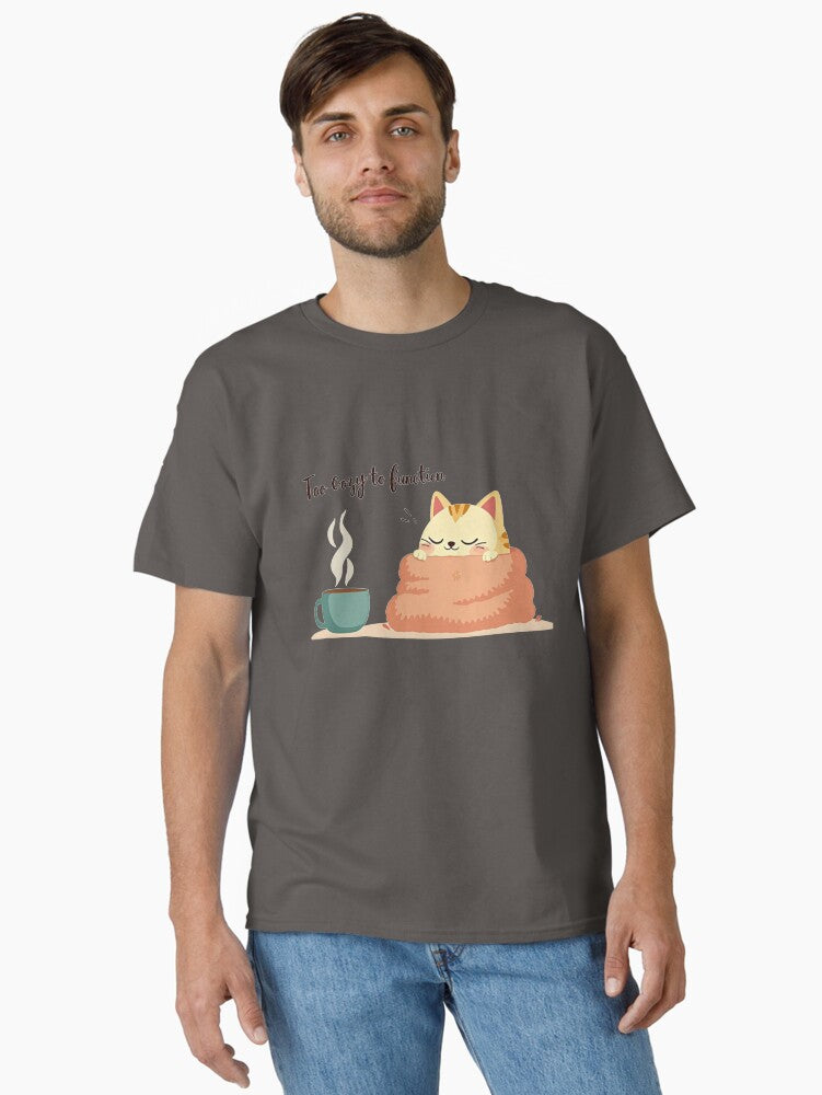 Too Cozy to Function | Cute Sleepy Aesthetic Design Classic T-Shirt