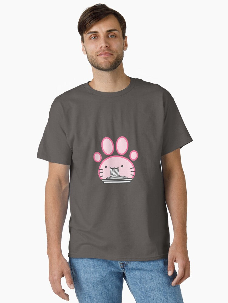 jelly cat eating ramen Classic T-Shirt